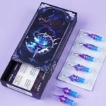 Mast Heart Tattoo Needles Cartridges 20Pcs Disposable 1001RLT Round Liner Long Tips for Precision & Style