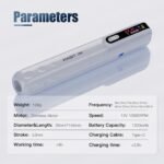 Mast Y22 Pro Pmu Tattoo Machine Gun , Wireless Tattoo Pen, 3.0mm Stroke, 2 Modes Working,1300mAh Battery Torque Motor