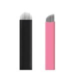 30Pcs/Bag Microblading Microblade Eyebrow needles 0.15mm 0.18mm Nano Blade 18U 14F Microblade Fit with Microblading Manual pen hand tool Perfect for Microblading Eyebrow Artist
