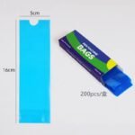 200pcs/box Pmu Tattoo Machine Bags Covers Tattoo Pen Covers 6.3 x 1.97inch Disposable Tattoo Pen Pmu Machine Bags Professional Tattoo Pmu Supplies and Accessories