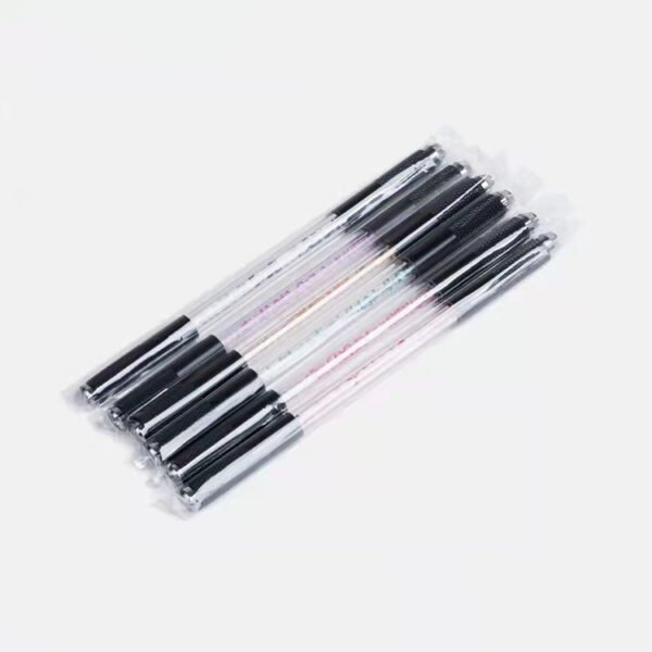 10Pcs Black Dual Ended Premium Crystal Eyebrow Microblading Pen Hand Tool