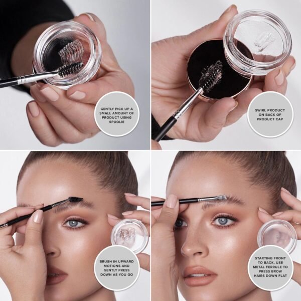 10PCS Clear Eyebrow Brow Gel Long Lasting Brow Gel Soap for Lift & Freeze Brow