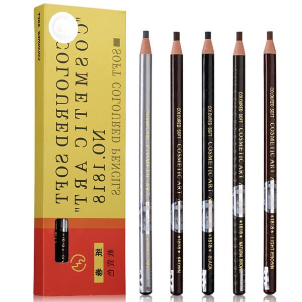 12Pcs/box 1818 Lasting Brow Pencil Pre Draw Pmu Microblading Permanent Makeup Peel Off Eyebrow Pencil