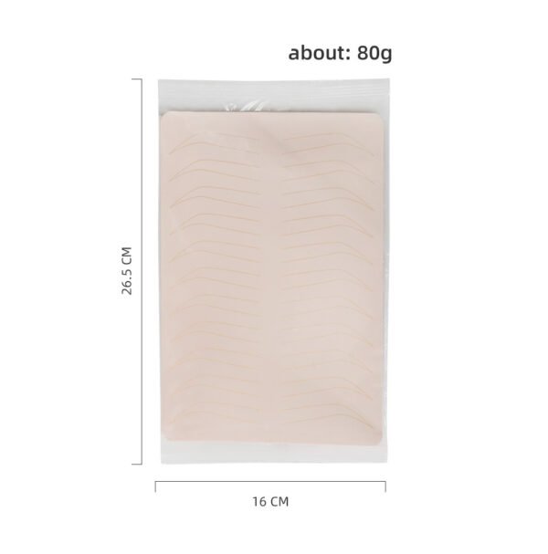 5Pcs 2 Sides Miroshading Microblading Practice Skin Sheet Pad Pmu Practice Skin for Lip Eyebrow