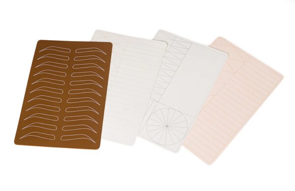 5Pcs 2 Sides Miroshading Microblading Practice Skin Sheet Pad Pmu Practice Skin for Lip Eyebrow