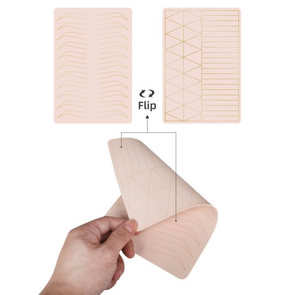 5Pcs 2 Sides Miroshading Microblading Practice Skin Sheet Pad Pmu Practice Skin for Lip Eyebrow