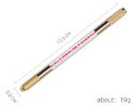10Pcs Gold Dual Ended Premium Crystal Eyebrow Microblading Pen Hand Tool