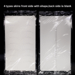 10Pcs 3D Pre Printed Hairstroke Eyebrow Silicone Pmu Practice Skin Pad