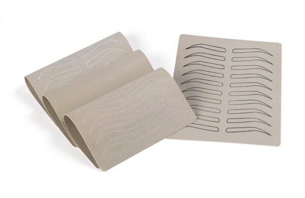 10Pcs No Ink Needed Pad Microblading Eyebrow Latex Inkless Practice Skin for Eyebrow Tattoos
