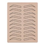 10Pcs No Ink Needed Pad Microblading Eyebrow Latex Inkless Practice Skin for Eyebrow Tattoos