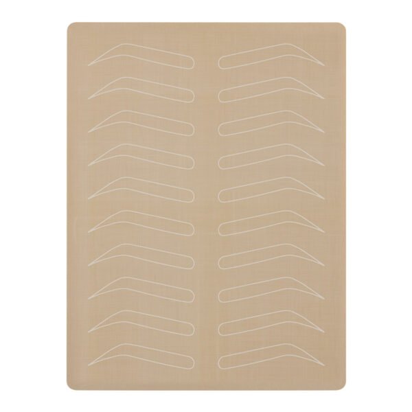10Pcs No Ink Needed Pad Microblading Eyebrow Latex Inkless Practice Skin for Eyebrow Tattoos