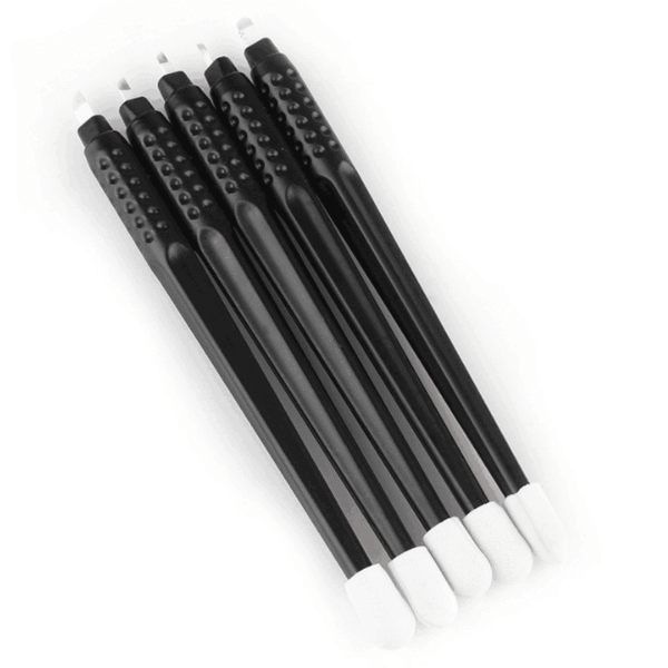 10pcs Disposable Microblading Pen Eyebrow 18U 14F .15MM 0.18mm Nano Blade Microblade Hand Tool with Sponge
