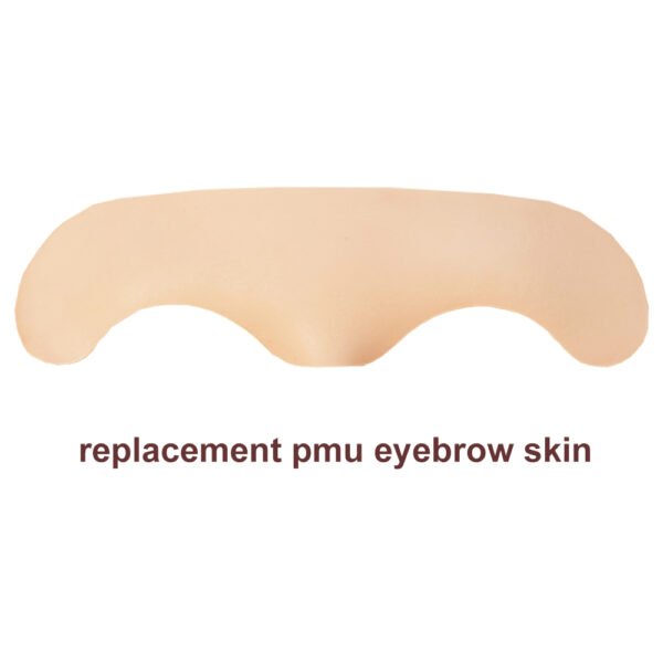 5Pcs 3d Realist Makeup Face With Replaceable Pmu Microblading Eyebrow Practice Pad