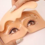 5Pcs 3d Realist Makeup Face With Replaceable Pmu Microblading Eyebrow Practice Pad