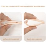 5Pcs 3d Realist Makeup Face With Replaceable Pmu Microblading Eyebrow Practice Pad