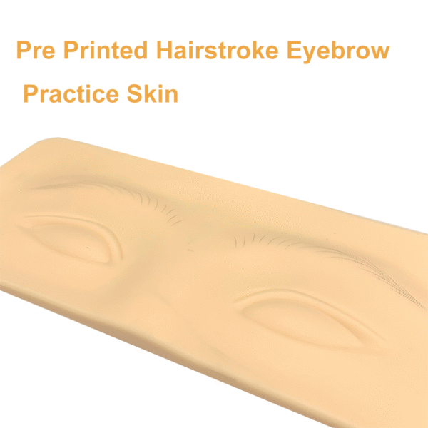 10Pcs Pmu Practice Eyebrow Lip Eyeliner Model Microblading Pmu Practice Skin