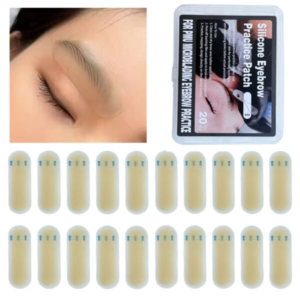 2Box Silicone Pmu Eyebrow Practice Skin Patch (20pcs/box)