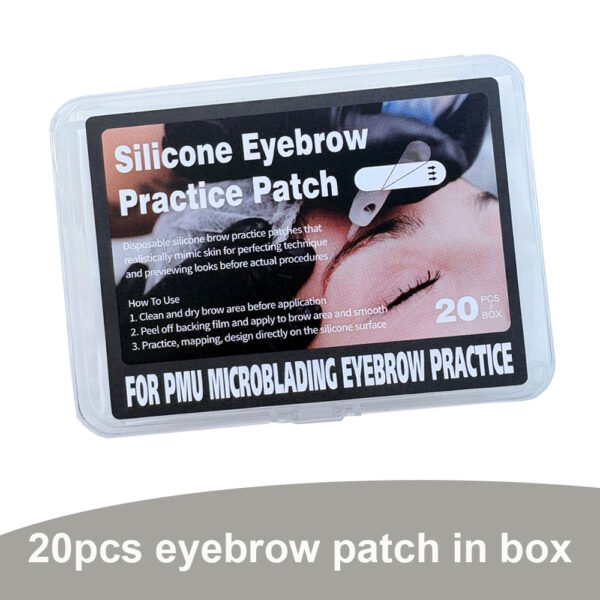 2Box Silicone Pmu Eyebrow Practice Skin Patch (20pcs/box)